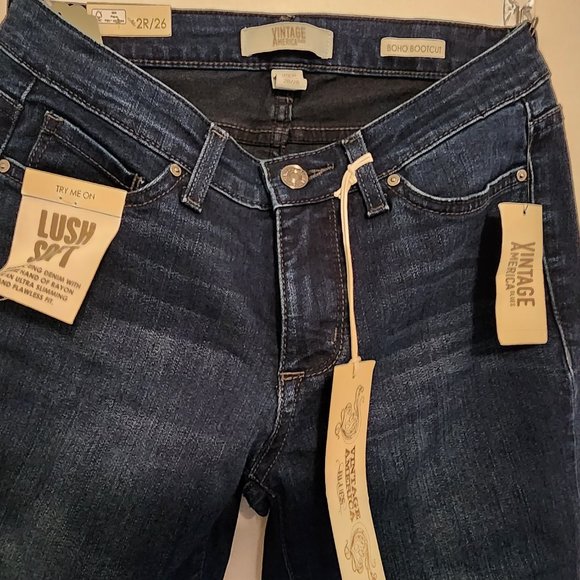 America Blues vintage, size 2Rx26, womens Jeans Dark Blue - Picture 2 of 9
